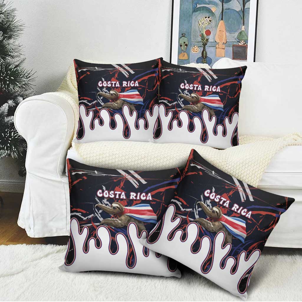 Costa Rica Pillow Cover Flying Sloth - Wonder Print Shop