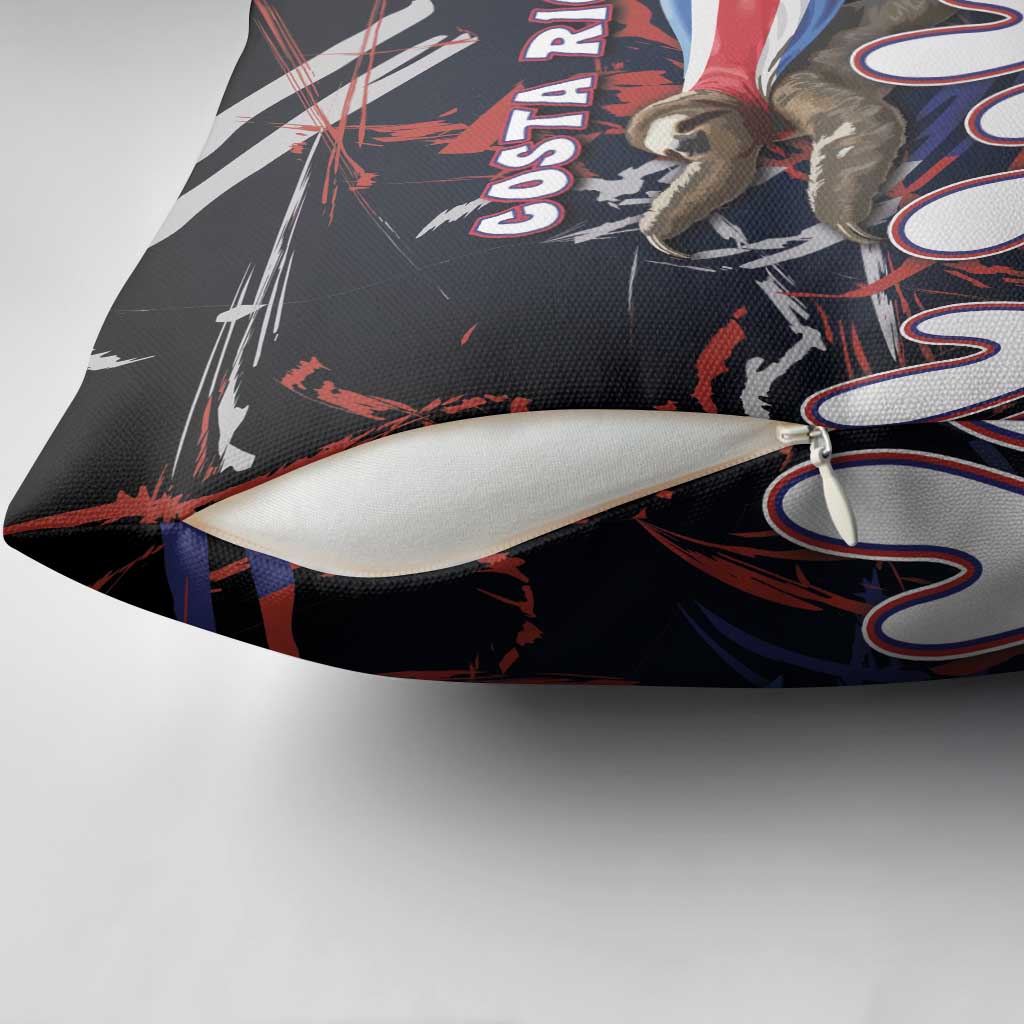 Costa Rica Pillow Cover Flying Sloth - Wonder Print Shop