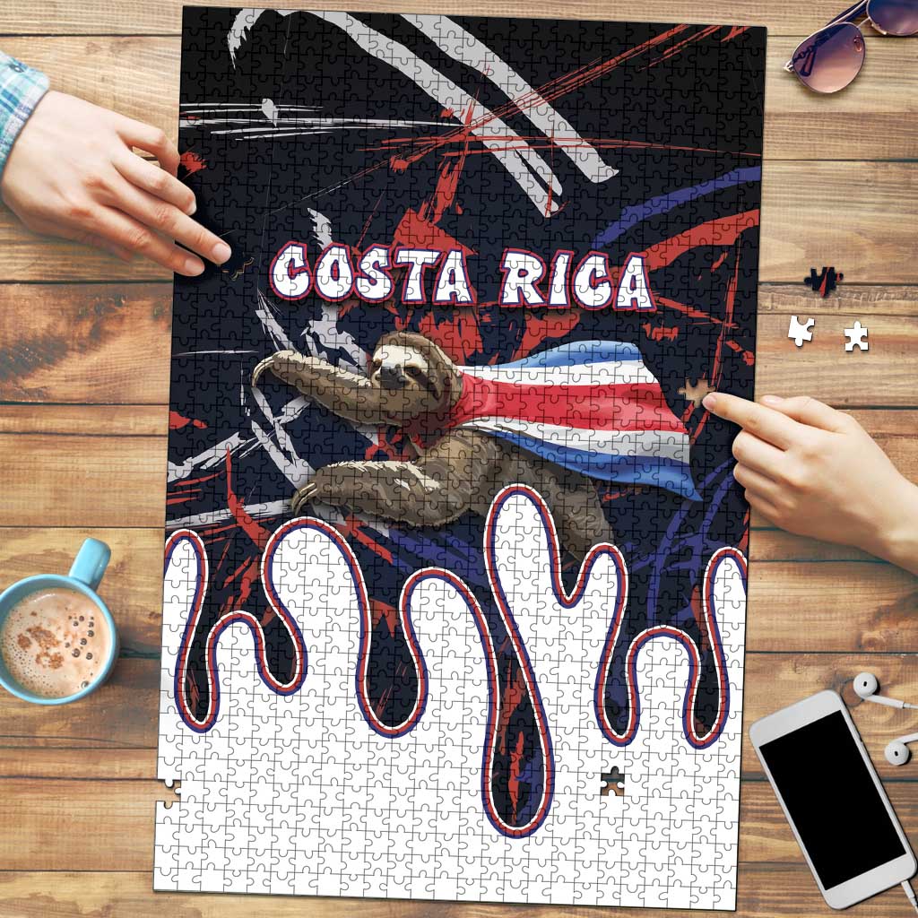 Costa Rica Puzzle Flying Sloth - Wonder Print Shop
