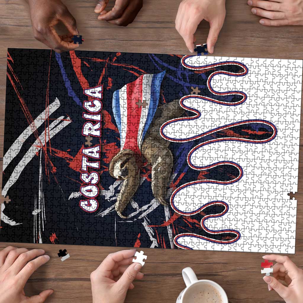 Costa Rica Puzzle Flying Sloth - Wonder Print Shop