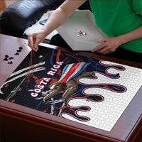 Costa Rica Puzzle Flying Sloth - Wonder Print Shop