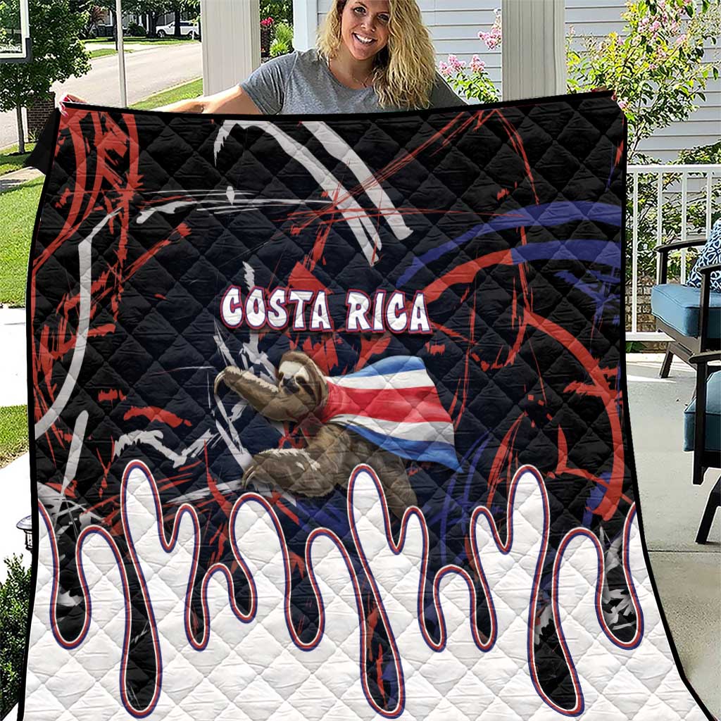 Costa Rica Quilt Flying Sloth - Wonder Print Shop