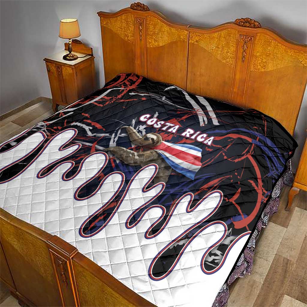 Costa Rica Quilt Flying Sloth - Wonder Print Shop