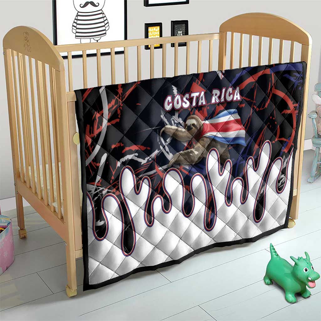 Costa Rica Quilt Flying Sloth - Wonder Print Shop