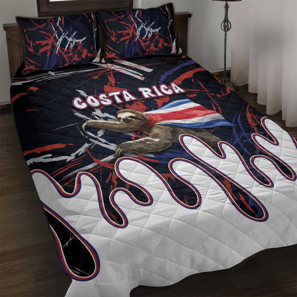 Costa Rica Quilt Bed Set Flying Sloth - Wonder Print Shop