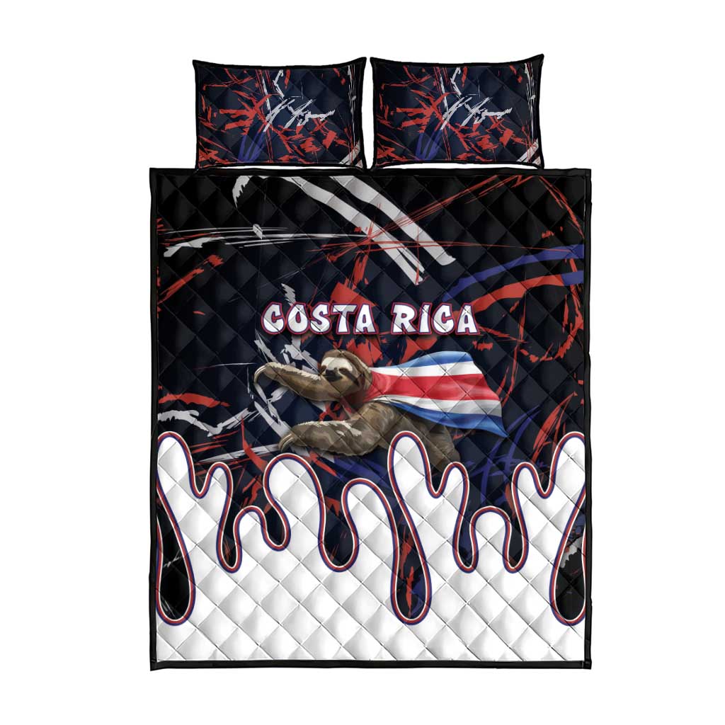 Costa Rica Quilt Bed Set Flying Sloth - Wonder Print Shop