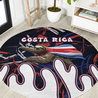 Costa Rica Round Carpet Flying Sloth - Wonder Print Shop