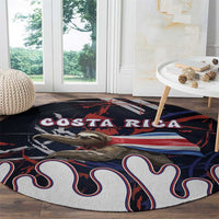Costa Rica Round Carpet Flying Sloth - Wonder Print Shop