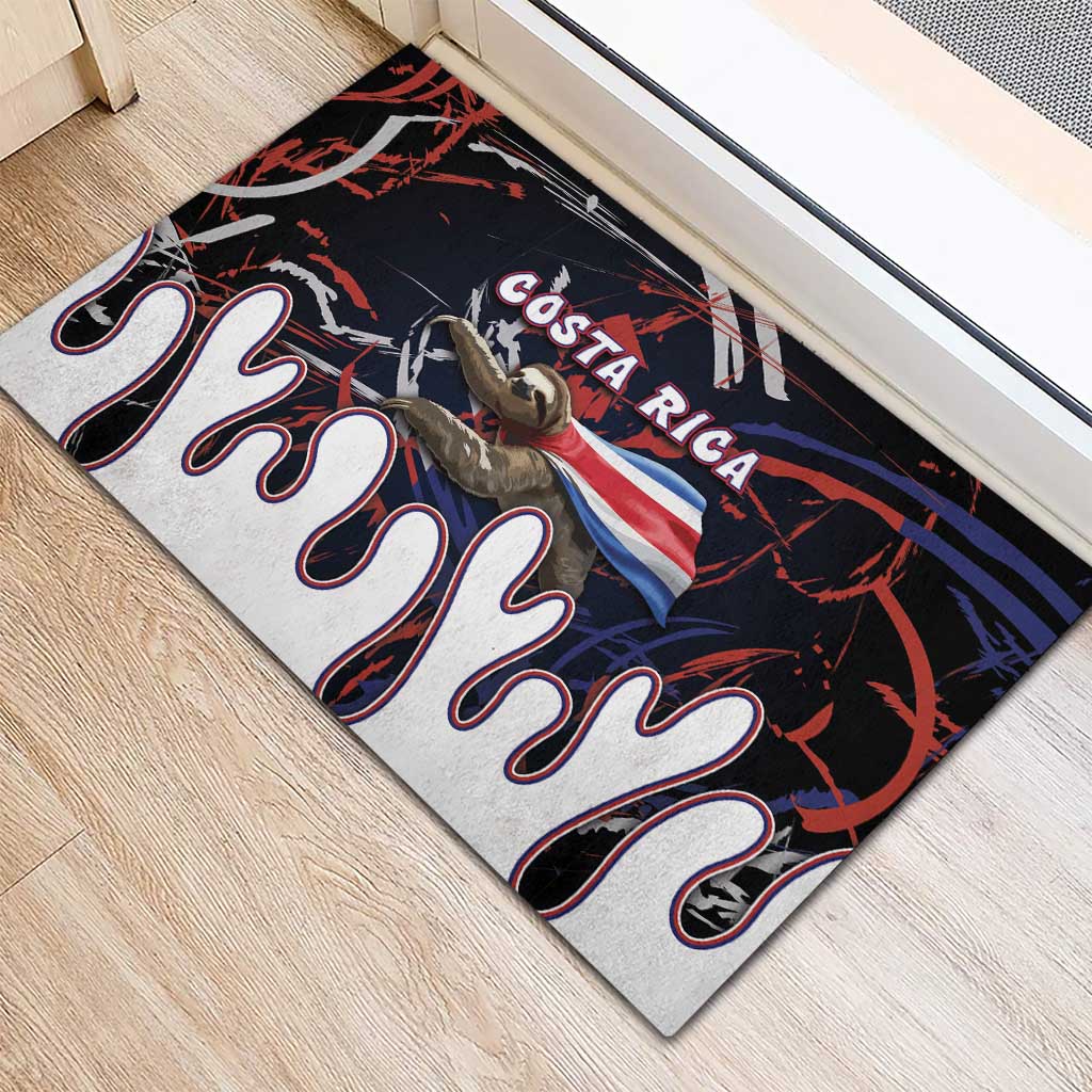 Costa Rica Rubber Doormat Flying Sloth - Wonder Print Shop