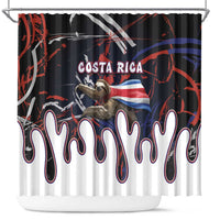 Costa Rica Shower Curtain Flying Sloth - Wonder Print Shop