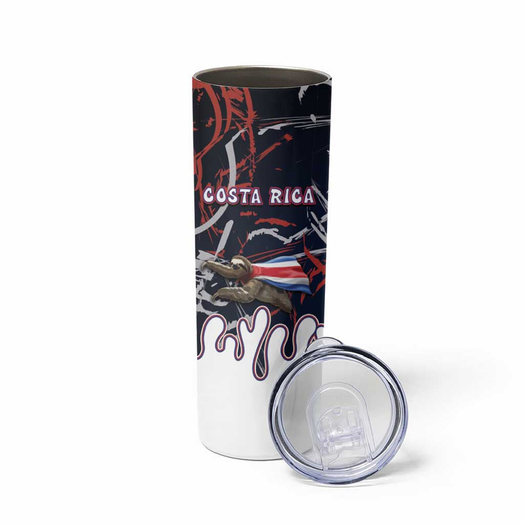 Personalized Costa Rica Skinny Tumbler Flying Sloth - Wonder Print Shop