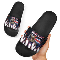 Costa Rica Slide Sandals Flying Sloth - Wonder Print Shop