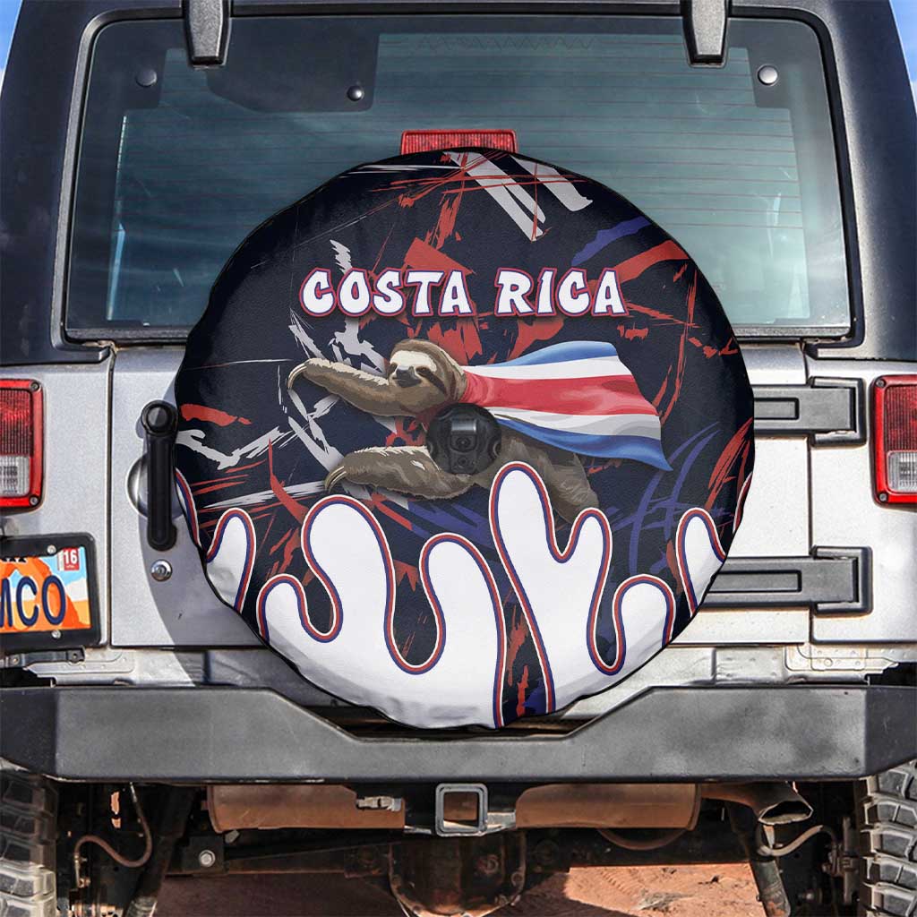 Costa Rica Spare Tire Cover Flying Sloth - Wonder Print Shop