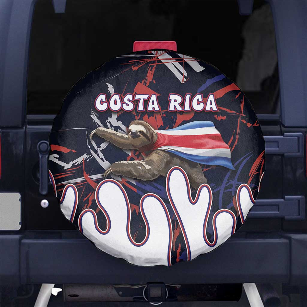Costa Rica Spare Tire Cover Flying Sloth - Wonder Print Shop