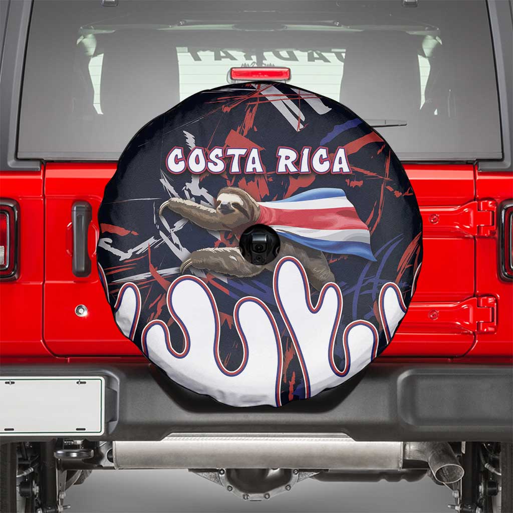 Costa Rica Spare Tire Cover Flying Sloth - Wonder Print Shop