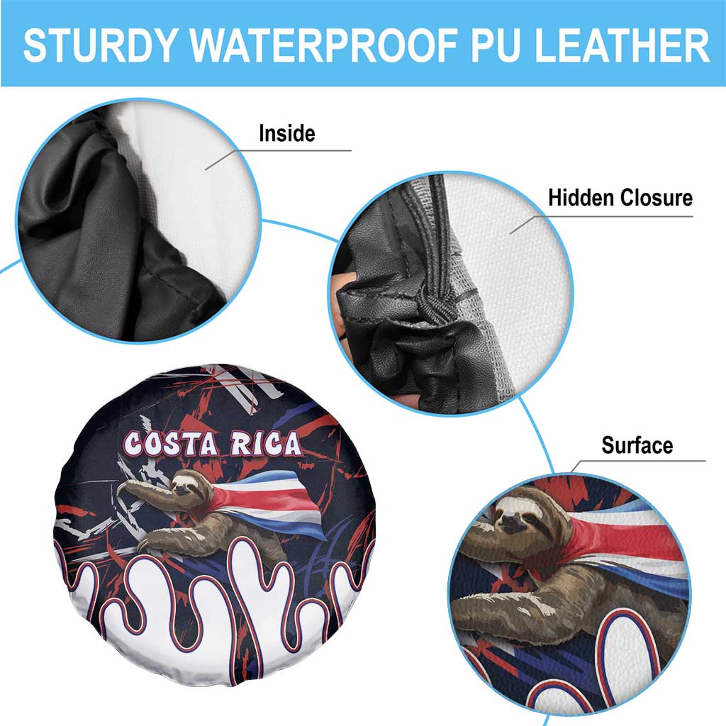 Costa Rica Spare Tire Cover Flying Sloth - Wonder Print Shop