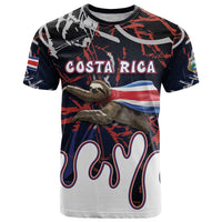 Personalized Costa Rica T Shirt Flying Sloth - Wonder Print Shop