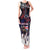 Personalized Costa Rica Tank Maxi Dress Flying Sloth - Wonder Print Shop