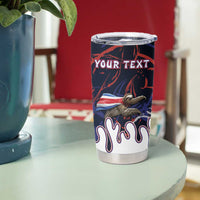 Personalized Costa Rica Tumbler Cup Flying Sloth - Wonder Print Shop