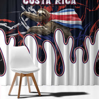 Costa Rica Window Curtain Flying Sloth - Wonder Print Shop
