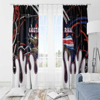 Costa Rica Window Curtain Flying Sloth - Wonder Print Shop