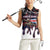 Personalized Costa Rica Women Sleeveless Polo Shirt Flying Sloth - Wonder Print Shop