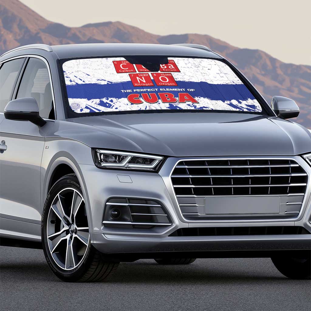 Cuba Auto Sun Shade Cubano The Perfect Element - Wonder Print Shop