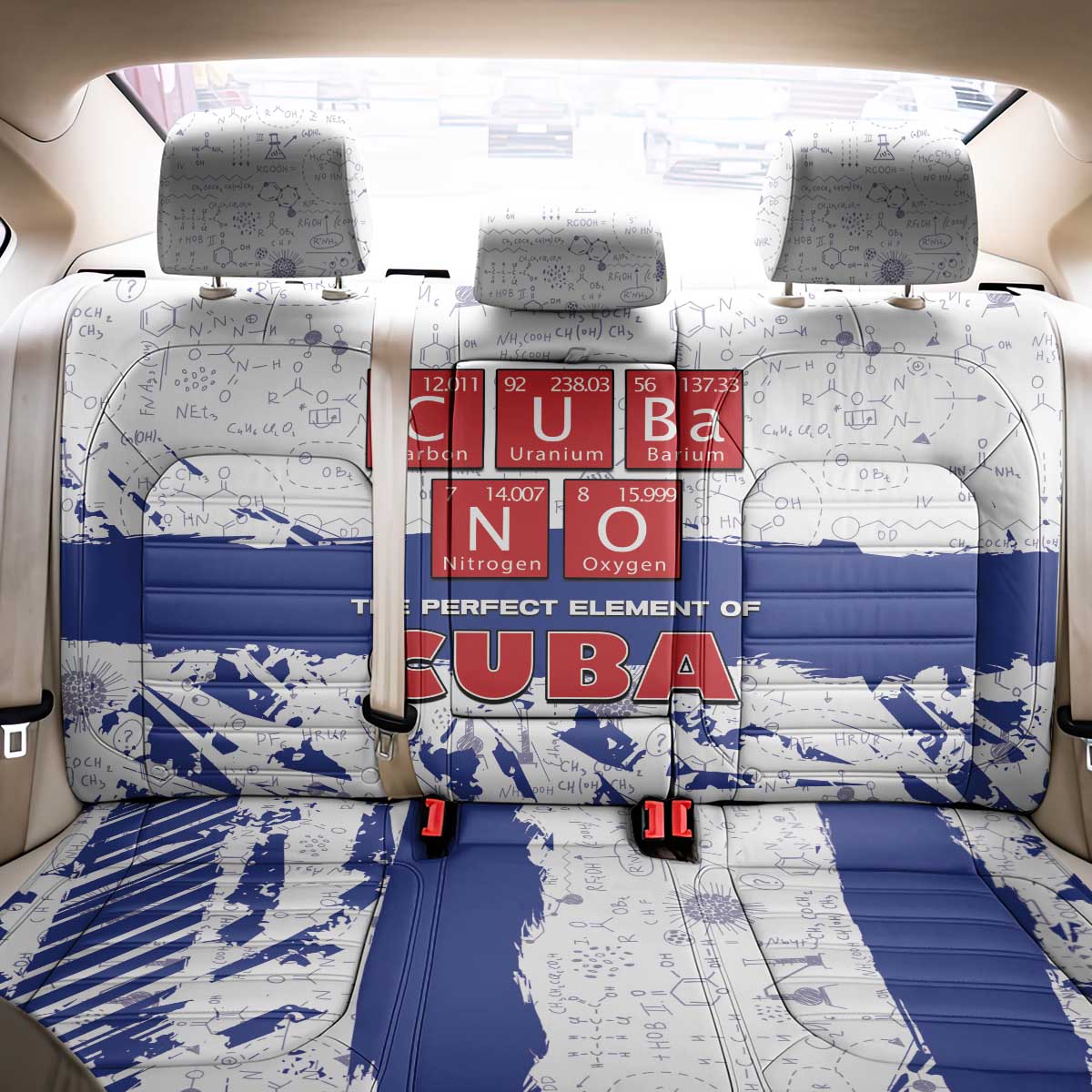 Cuba Back Car Seat Cover Cubano The Perfect Element - Wonder Print Shop