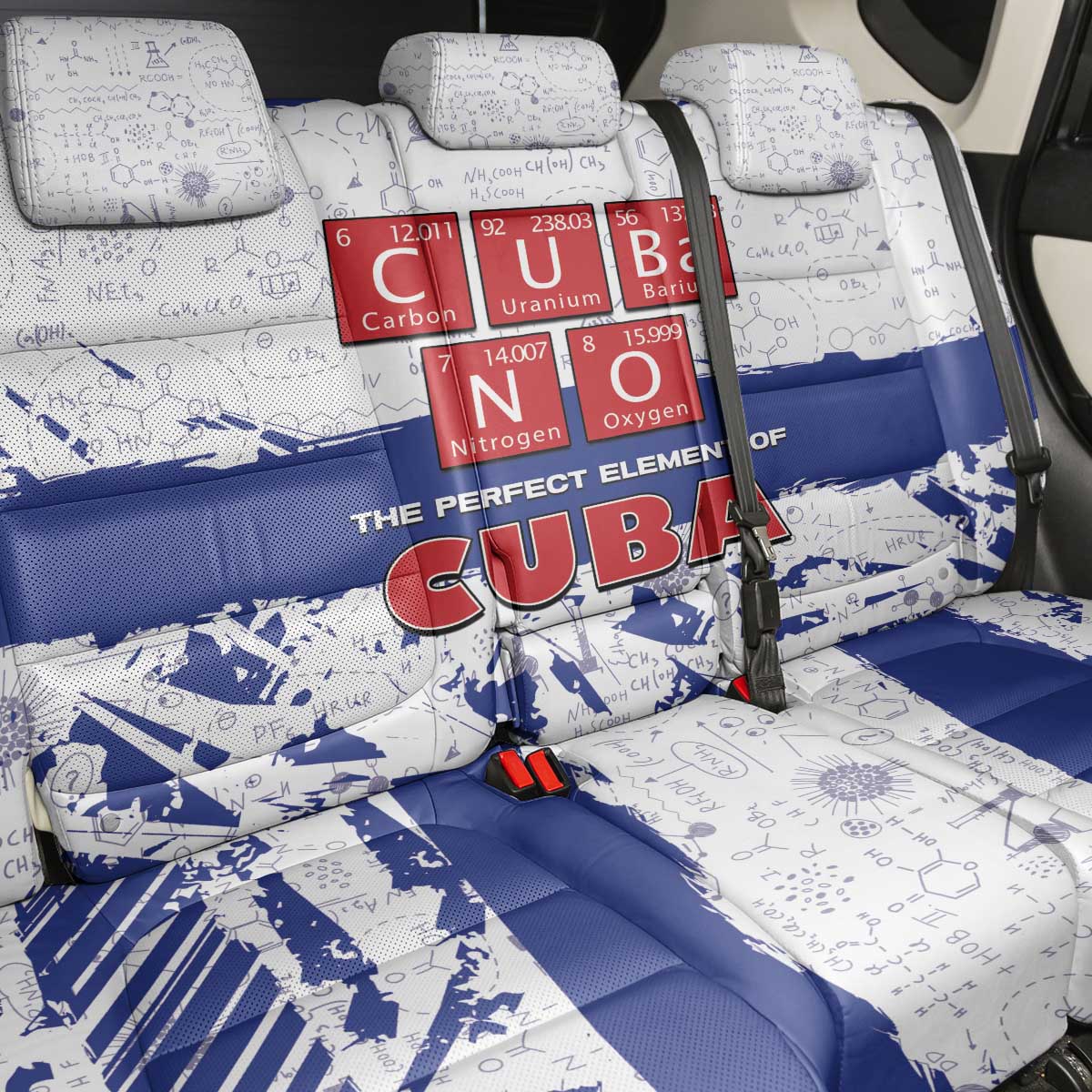 Cuba Back Car Seat Cover Cubano The Perfect Element - Wonder Print Shop