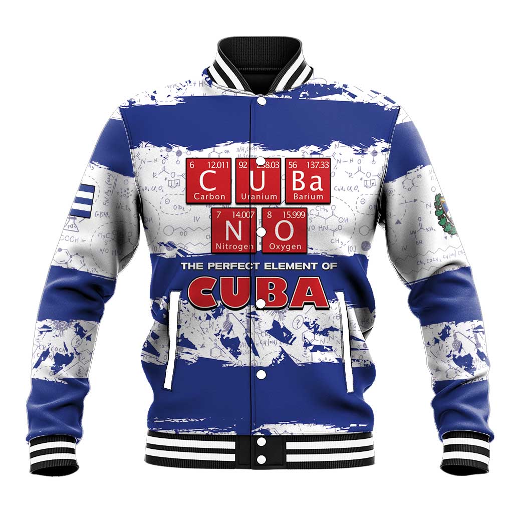 Cuba Baseball Jacket Cubano The Perfect Element - Wonder Print Shop