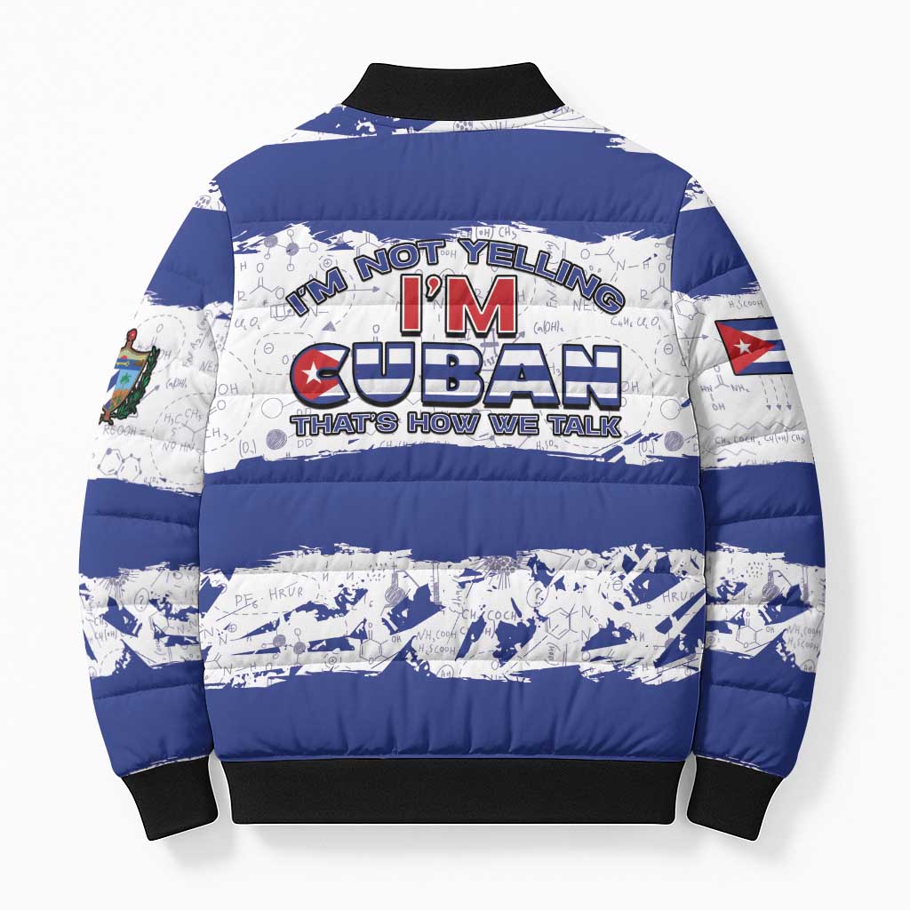 Cuba Bomber Puffer Jacket Cubano The Perfect Element - Wonder Print Shop