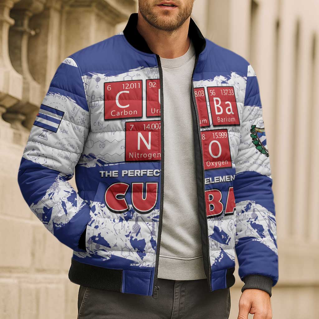 Cuba Bomber Puffer Jacket Cubano The Perfect Element - Wonder Print Shop