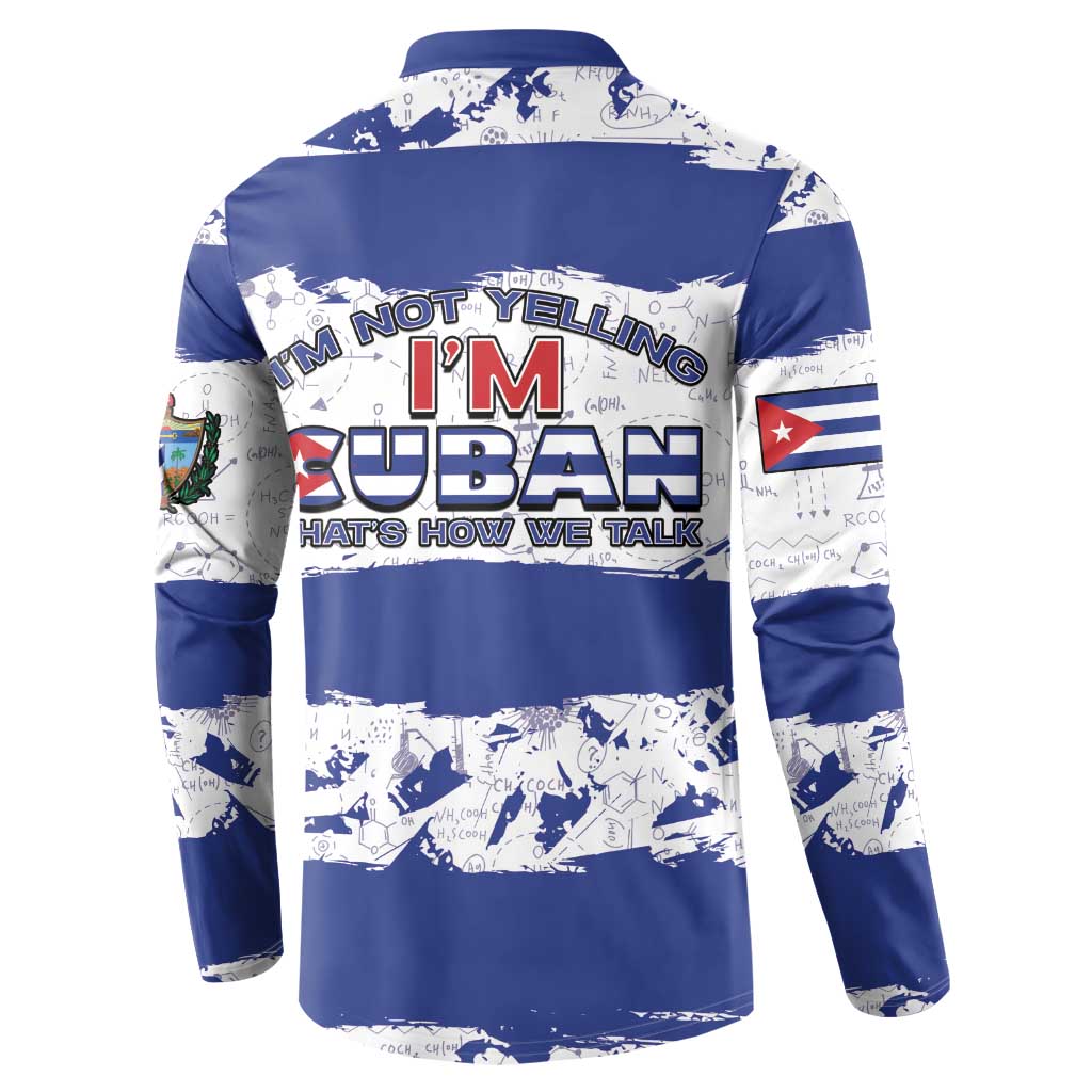 Cuba Button Sweatshirt Cubano The Perfect Element - Wonder Print Shop