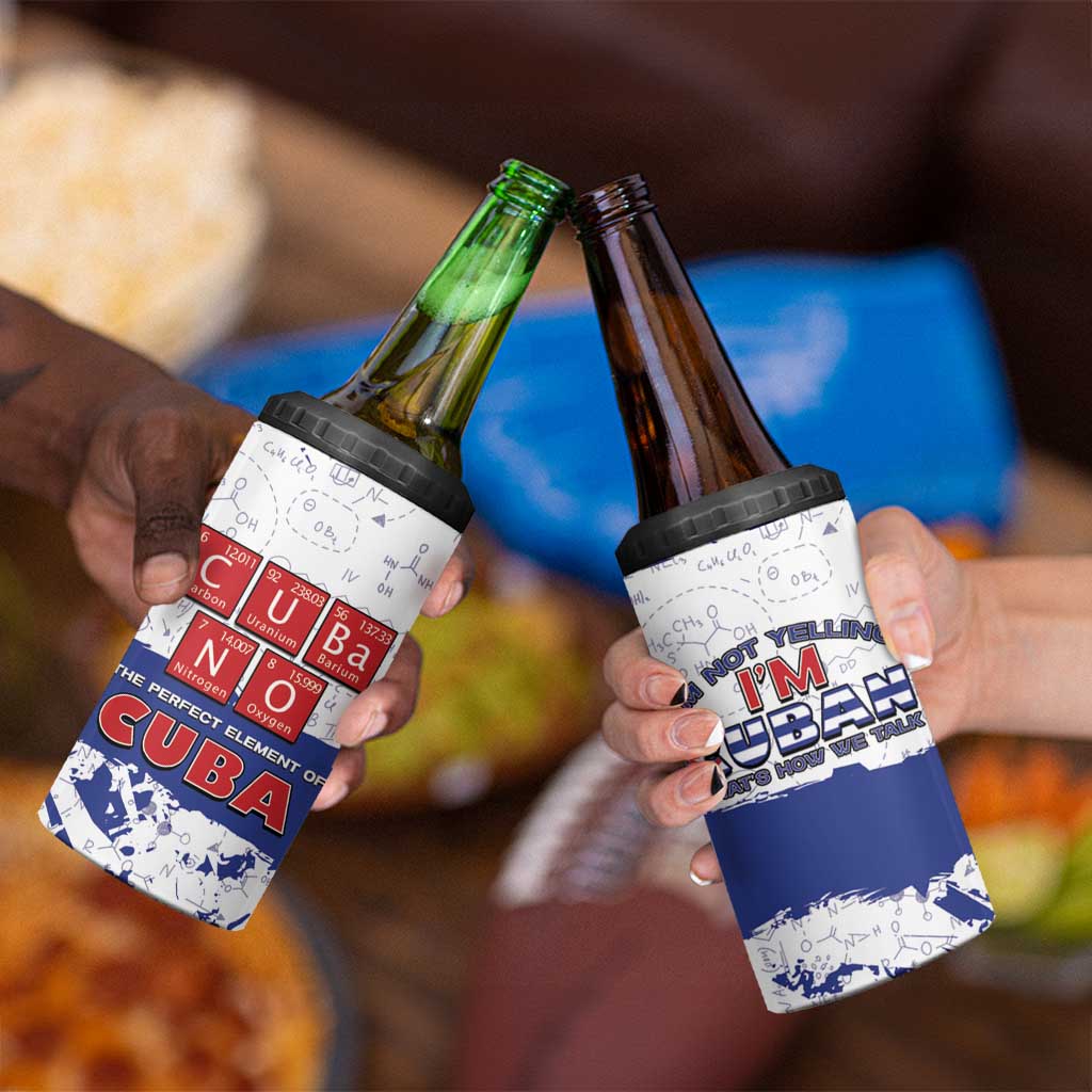 Cuba 4 in 1 Can Cooler Tumbler Cubano The Perfect Element - Wonder Print Shop