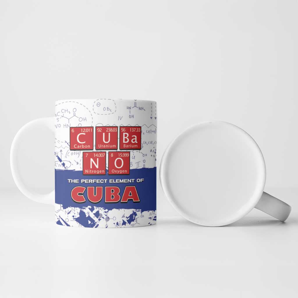 Cuba Ceramic Mug Cubano The Perfect Element - Wonder Print Shop
