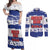 Cuba Couples Matching Off Shoulder Maxi Dress and Long Sleeve Button Shirt Cubano The Perfect Element - Wonder Print Shop
