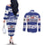 Cuba Couples Matching Off The Shoulder Long Sleeve Dress and Long Sleeve Button Shirt Cubano The Perfect Element - Wonder Print Shop