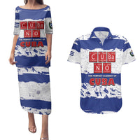 Cuba Couples Matching Puletasi and Hawaiian Shirt Cubano The Perfect Element - Wonder Print Shop