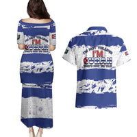 Cuba Couples Matching Puletasi and Hawaiian Shirt Cubano The Perfect Element - Wonder Print Shop