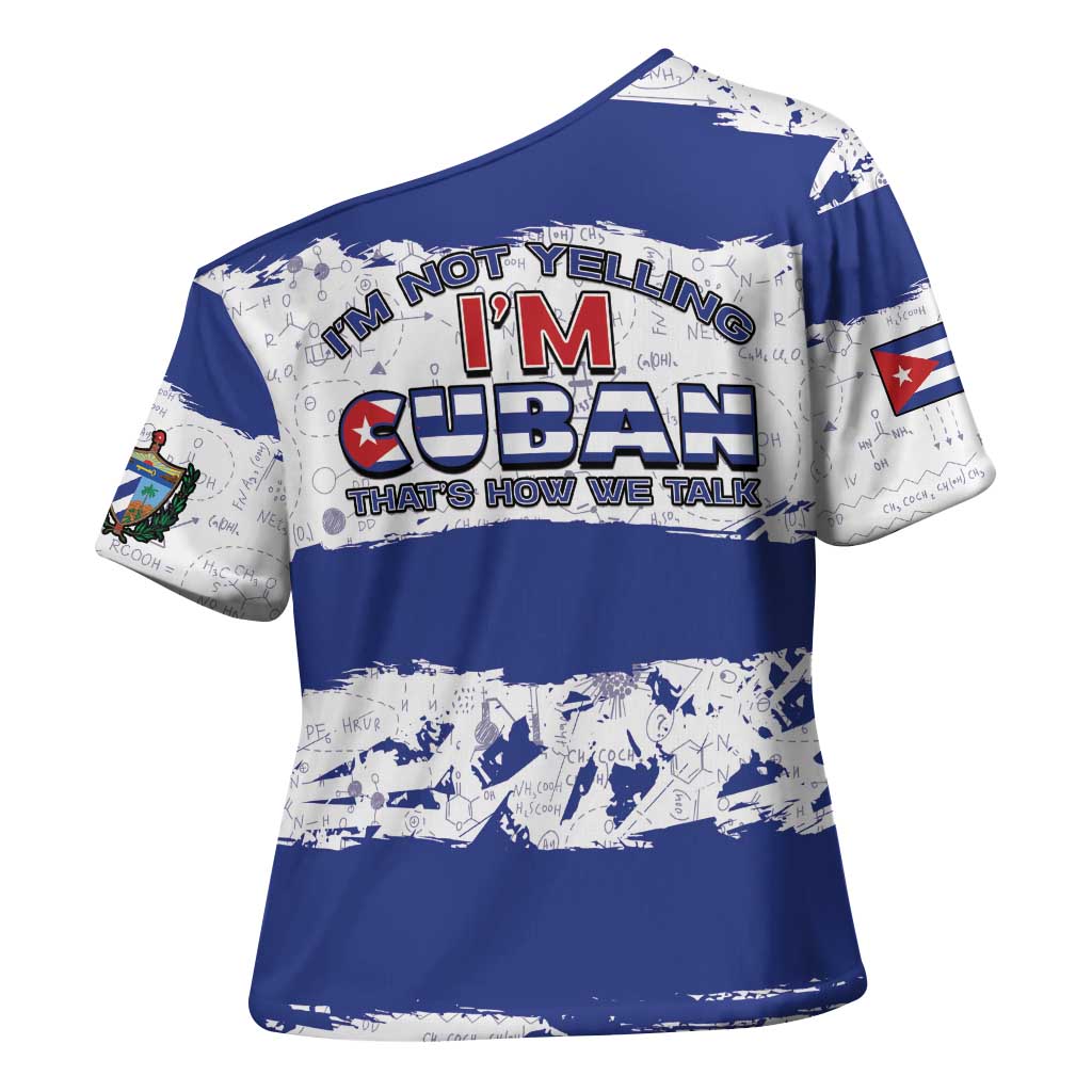 Cuba Cross Shoulder Shirt Cubano The Perfect Element - Wonder Print Shop