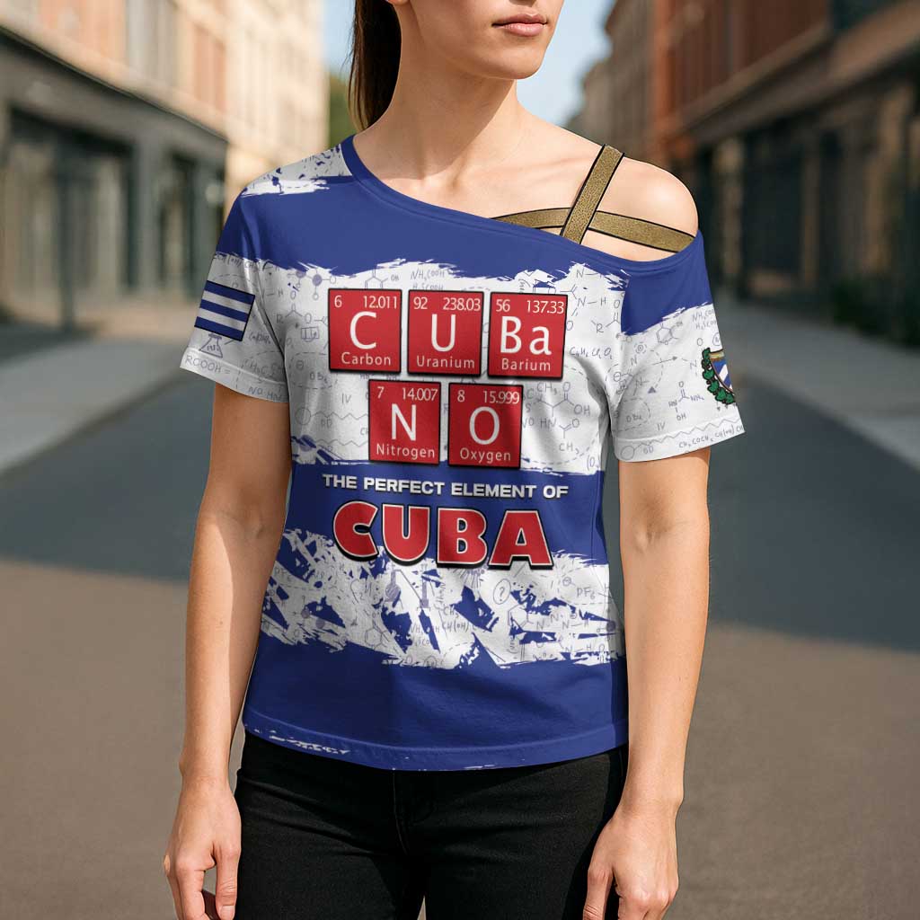 Cuba Cross Shoulder Shirt Cubano The Perfect Element - Wonder Print Shop