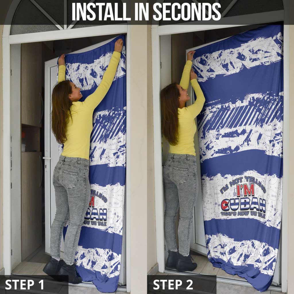 Cuba Door Cover Cubano The Perfect Element - Wonder Print Shop