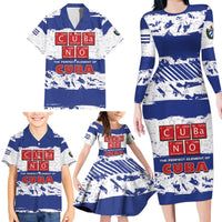 Cuba Family Matching Long Sleeve Bodycon Dress and Hawaiian Shirt Cubano The Perfect Element - Wonder Print Shop