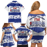 Cuba Family Matching Off Shoulder Short Dress and Hawaiian Shirt Cubano The Perfect Element - Wonder Print Shop