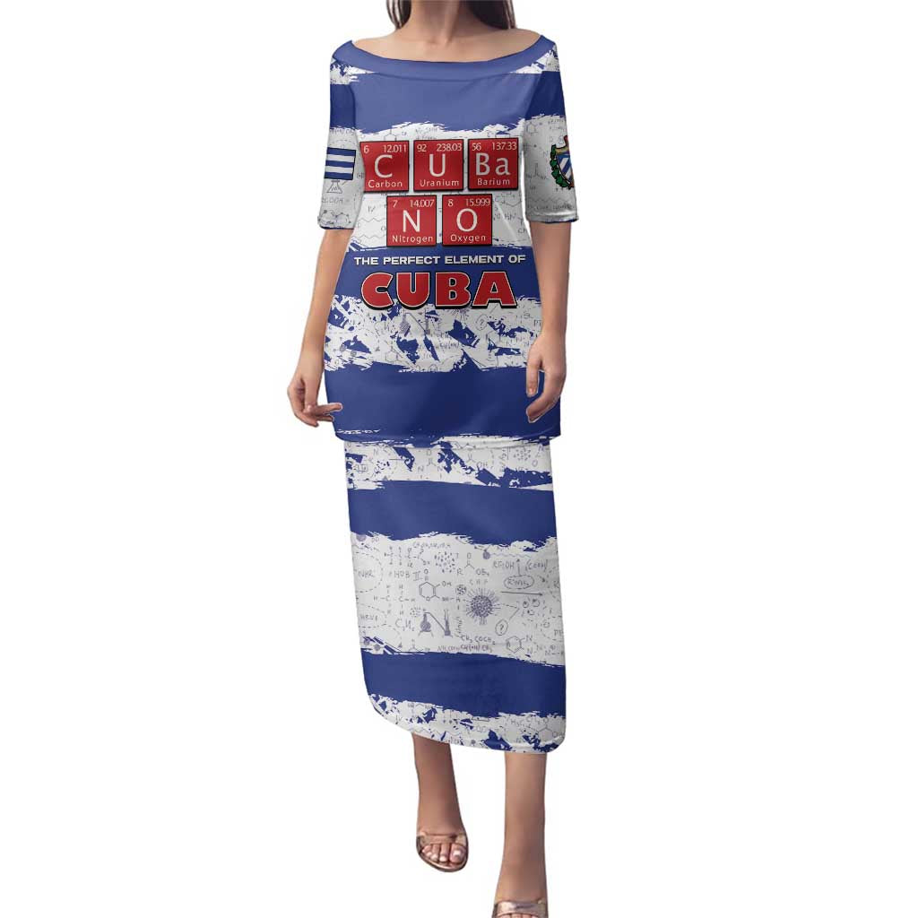 Cuba Family Matching Puletasi and Hawaiian Shirt Cubano The Perfect Element - Wonder Print Shop