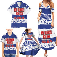 Cuba Family Matching Summer Maxi Dress and Hawaiian Shirt Cubano The Perfect Element - Wonder Print Shop