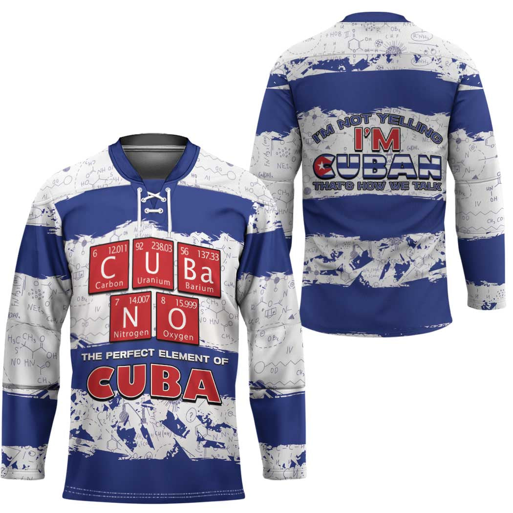 Cuba Hockey Jersey Cubano The Perfect Element - Wonder Print Shop