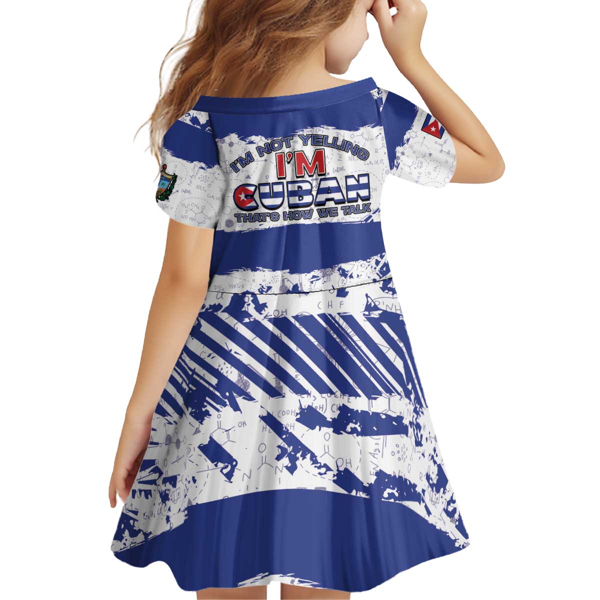 Cuba Kid Short Sleeve Dress Cubano The Perfect Element - Wonder Print Shop
