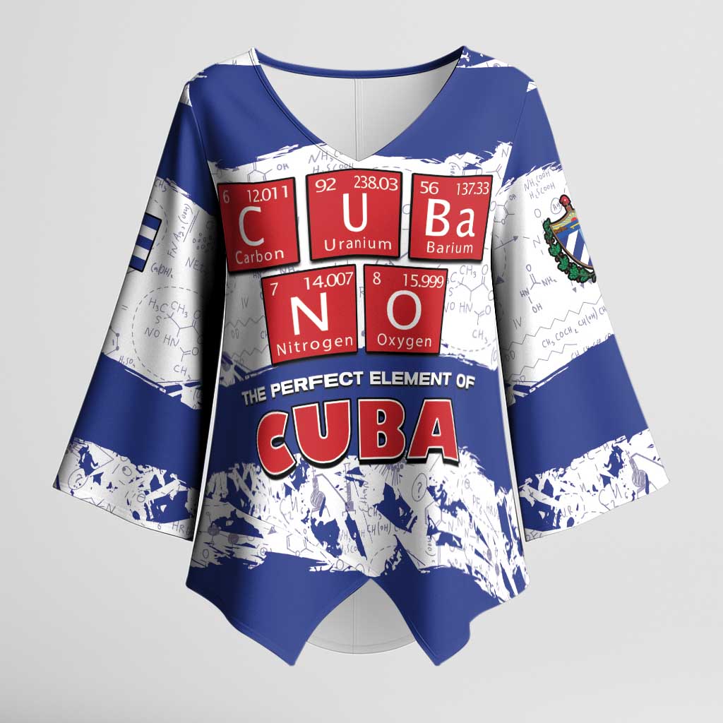 Cuba Kimono Sleeve Blouse Cubano The Perfect Element - Wonder Print Shop