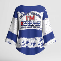 Cuba Kimono Sleeve Blouse Cubano The Perfect Element - Wonder Print Shop